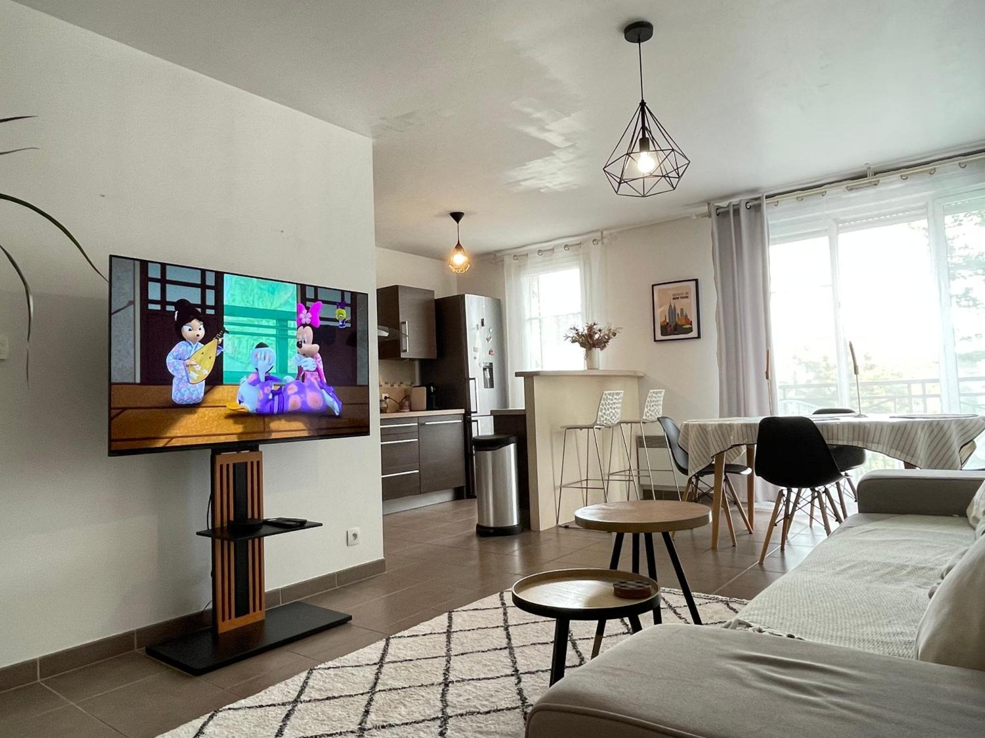 Duplex Moderne 8Per&3Ch&10 Min Disney&Parking Free Magny-le-Hongre Buitenkant foto